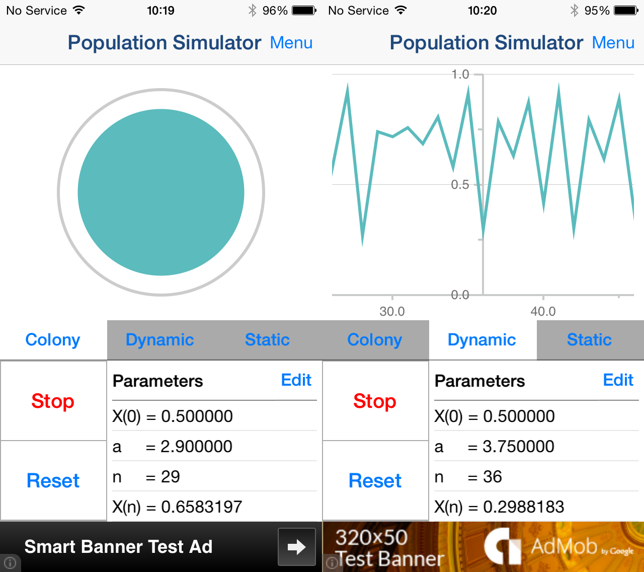 Population Simulator ScreenShot