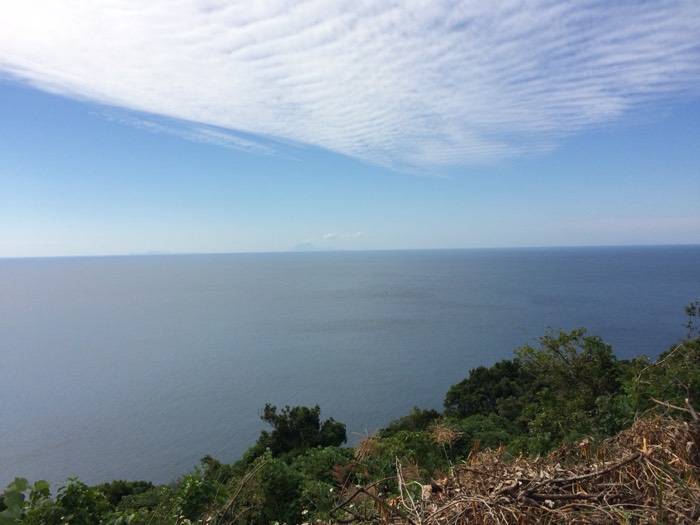 開聞岳脇からの景観