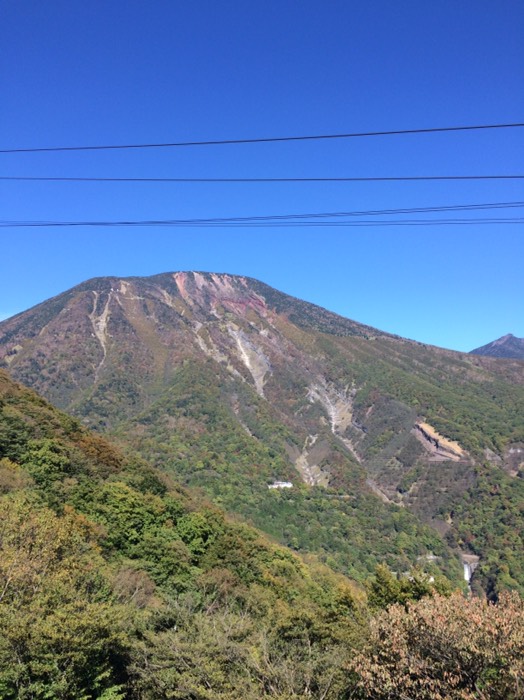 明智平からの男体山