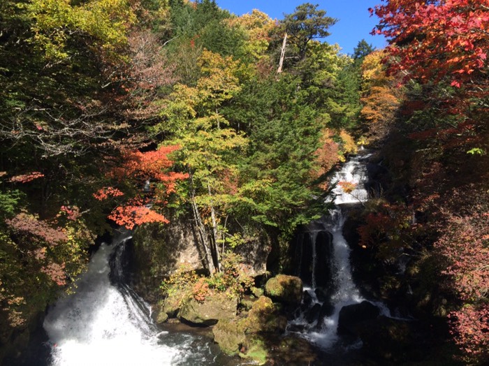 紅葉始まりの竜頭ノ滝
