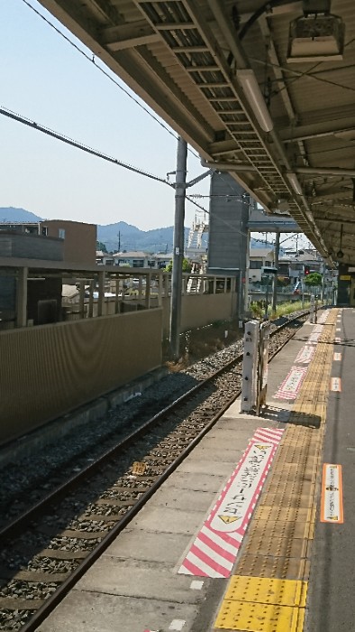 東毛呂駅ホームから撮影