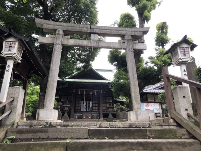 西向天神社