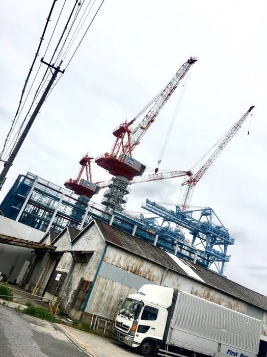 広川ポンプ所（建設中）