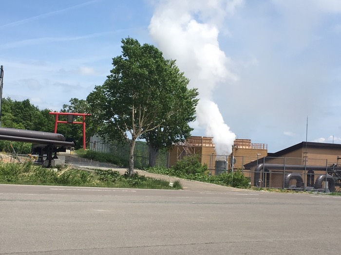 アスピーテライン入口あたり