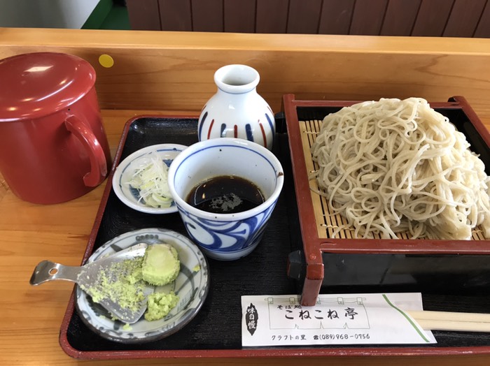 もり蕎麦の大盛り