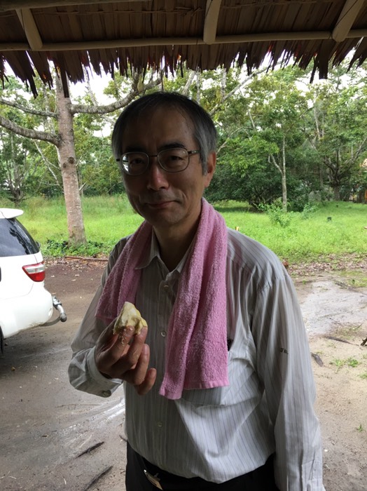 Drian with Prof. Umezawa