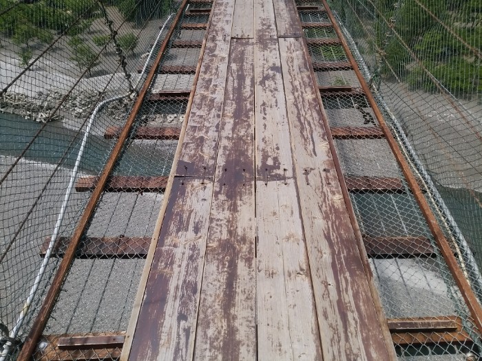谷瀬の吊り橋