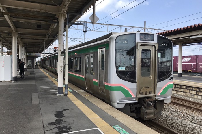 ここからはE721系