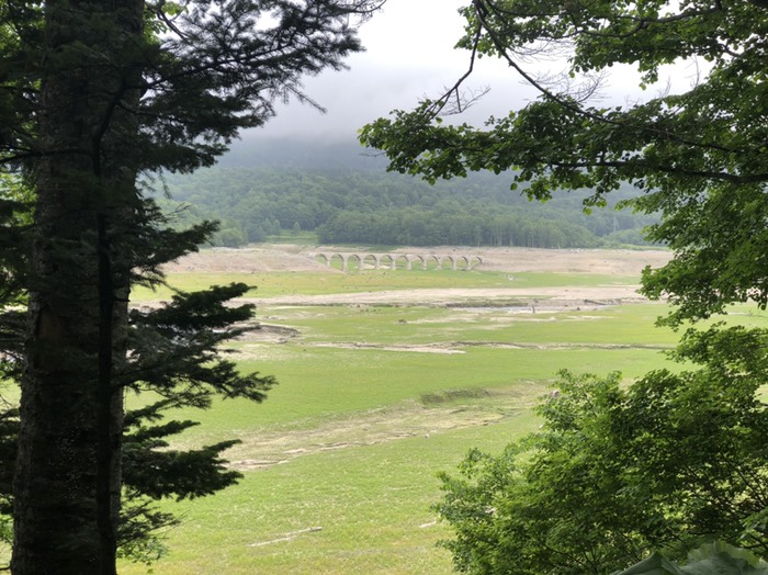 タウシュベツ橋梁