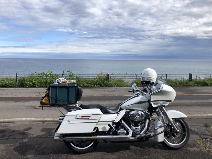 積丹半島のトイレ前
