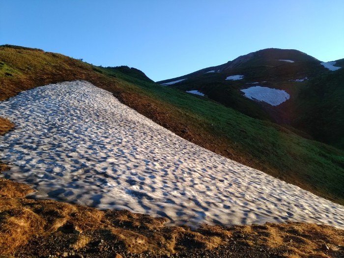 雪渓 (エコーラインコース)