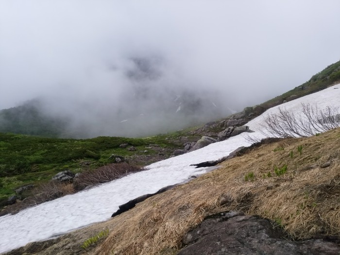 雪渓 (展望台コース)