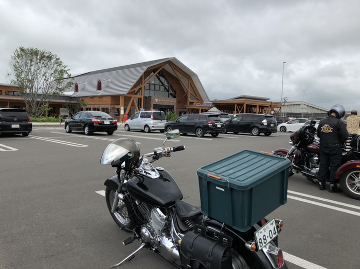 道の駅『ピア21しほろ』にて。