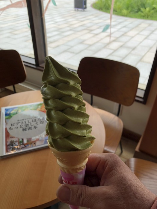 道の駅『ピア21しほろ』にて。