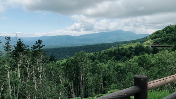 三国峠展望パーキングにて。