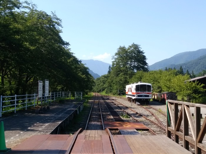 レールマウンテンバイク 旧飛騨温泉囗駅