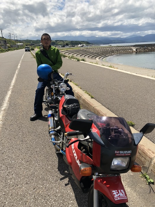 ゴールデンビーチにて。