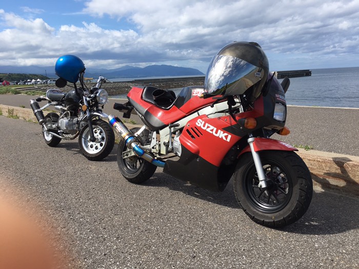 ゴールデンビーチにて。