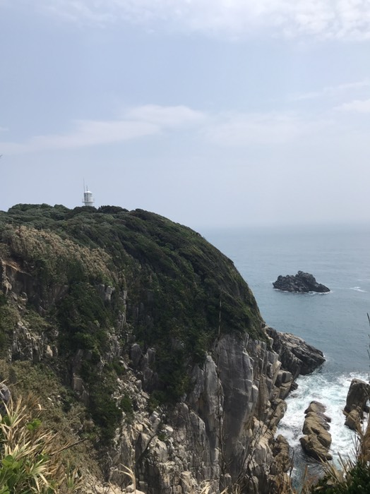 足摺岬灯台と太平洋