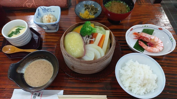 茶葉大路 地獄蒸しランチ