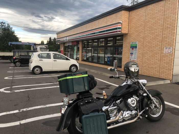 遠軽のセブンイレブンにて。