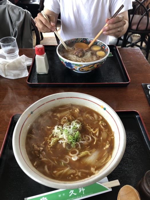 レストラン久野 『麺通館』にて。
