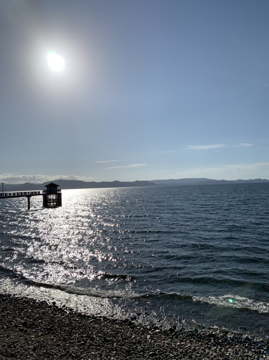 きれいな猪苗代湖