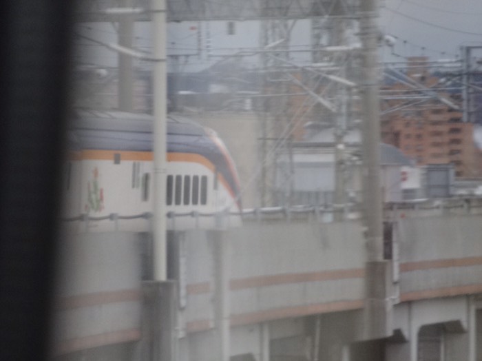 福島駅手前で持参したコンデジにて