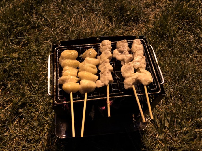 京極町『スリーユーキャンプ場』にて。