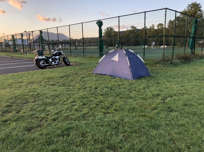 京極町『スリーユーキャンプ場』翌朝。