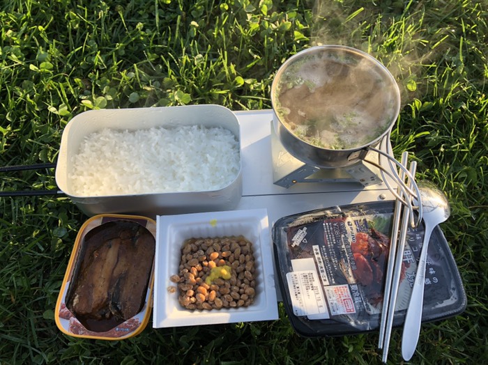 京極町『スリーユーキャンプ場』にて。