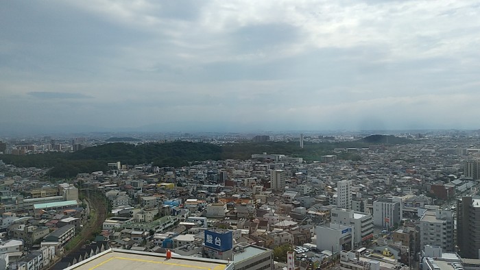 仁徳天皇陵 堺市役所展望台より