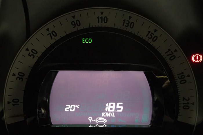 平均燃費18.5km/l