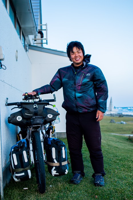 チャリで来ていたお兄ちゃん