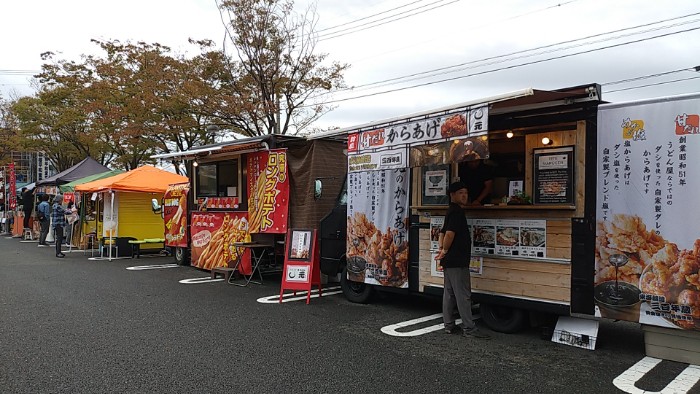 東員町コスモス祭り会場