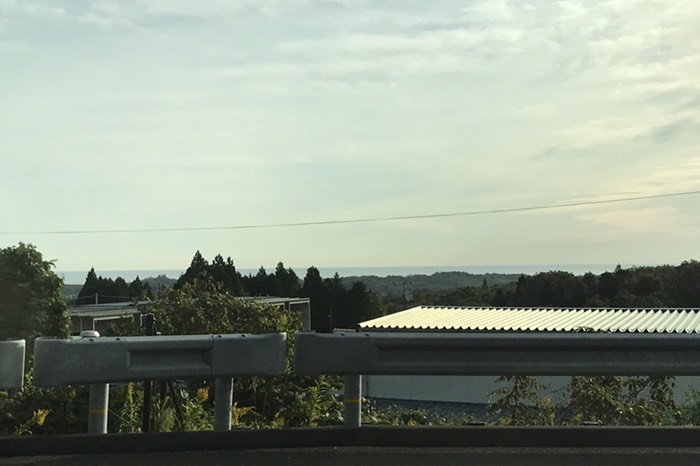 ちょくちょく海が見えます♪