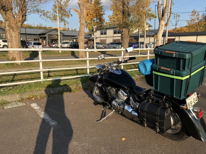 三笠の道の駅にて。