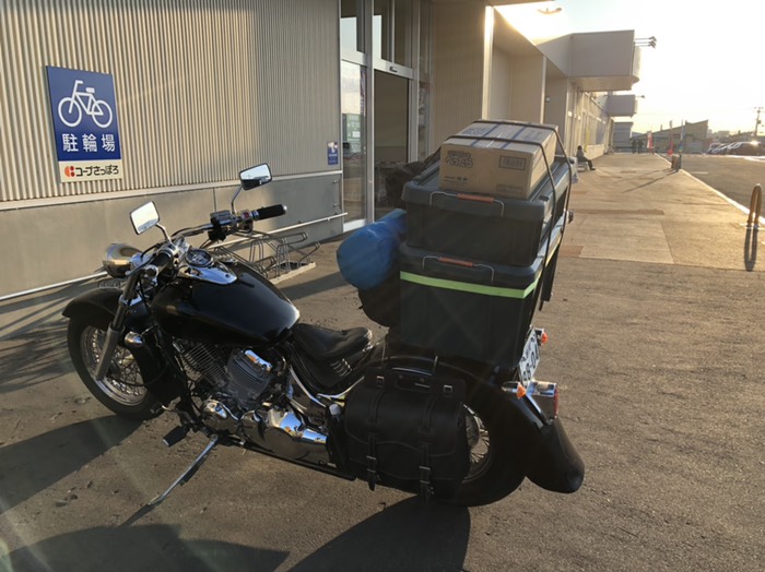 岩見沢市の生協にて。