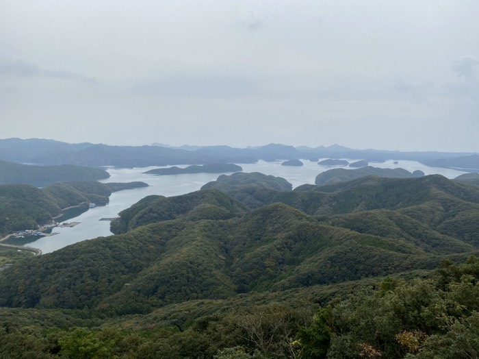 烏帽子岳からの眺望