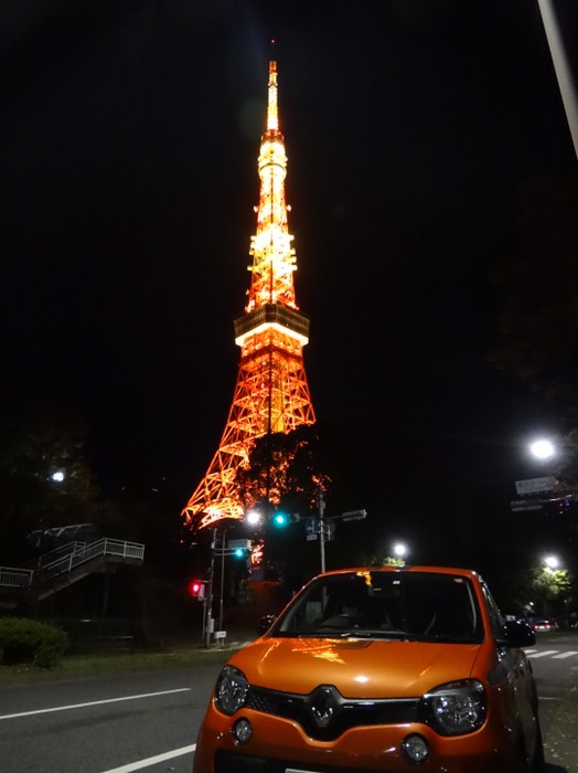 通り道だったので東京タワーバックで
