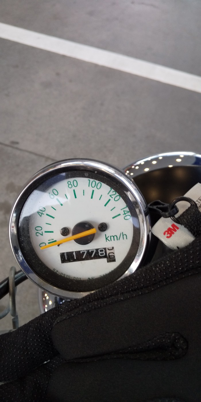 2回目給油、かえるで