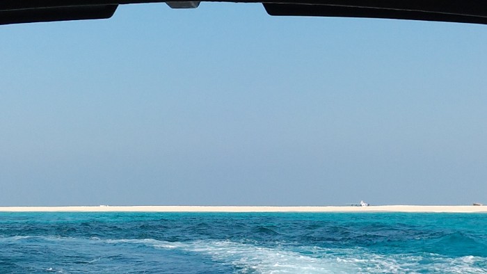 グラスボートからのハテの浜