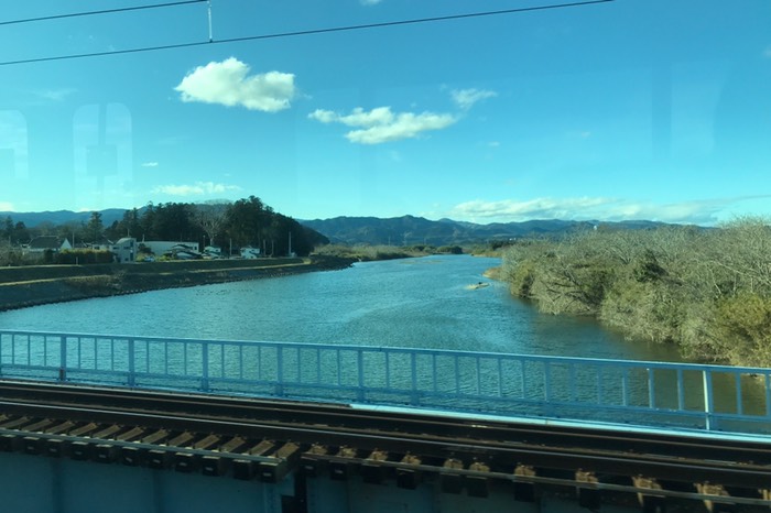 車窓からの眺めが素晴らしい♪