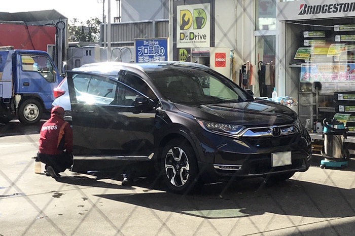 もうすぐ洗車も完了！