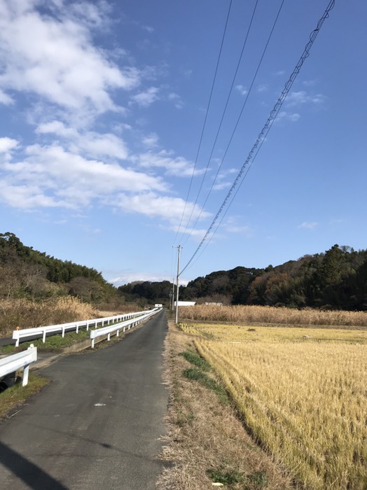 道が狭くなった