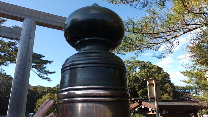 宇治橋の擬宝珠