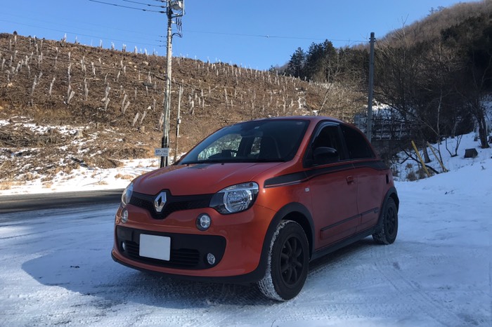 今日は路面には積雪なし！