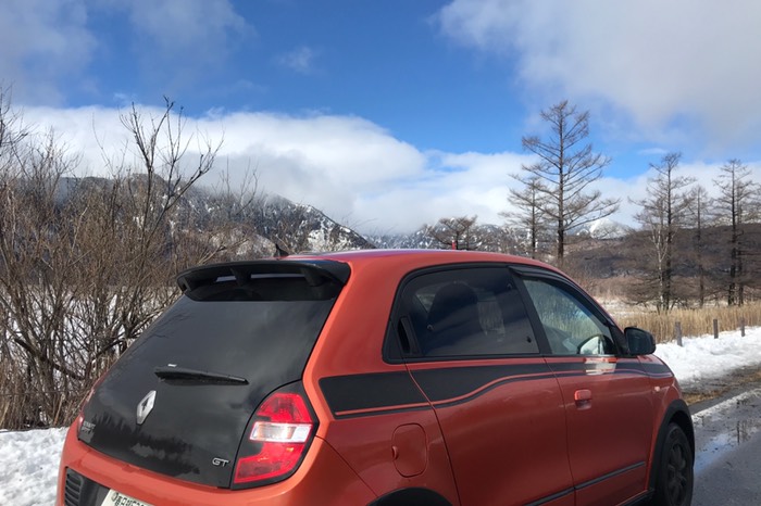道路には積雪なし
