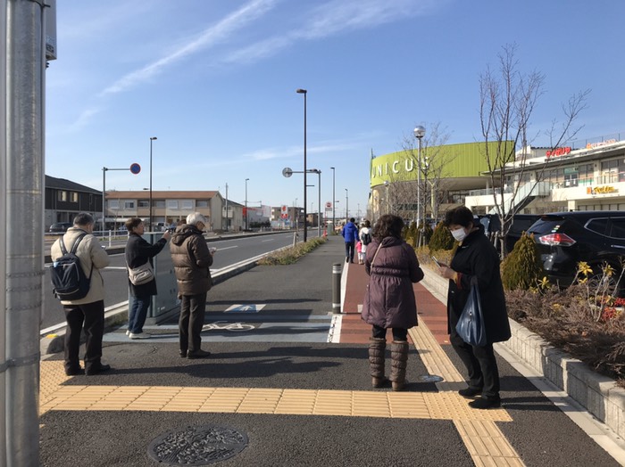 ウニクス前撮影中