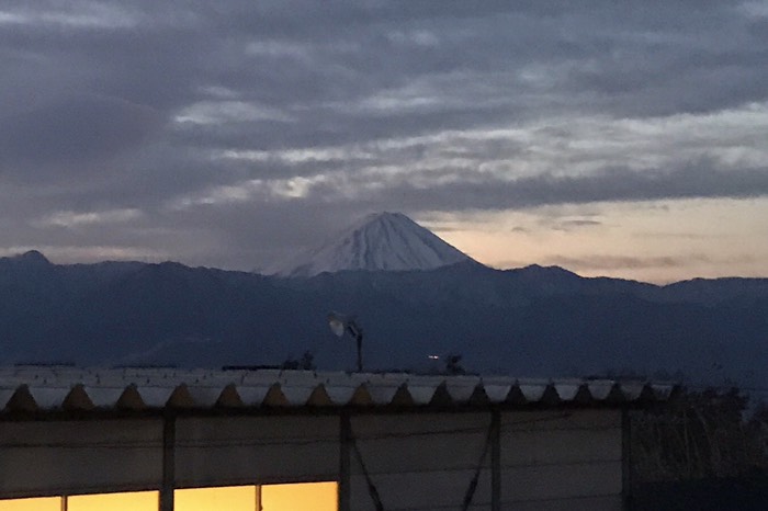 富士山も見えました！